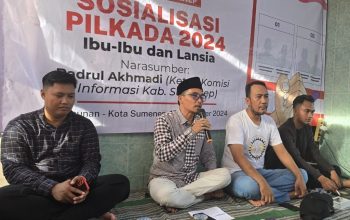 Giliran Ibu-ibu dan Lansia Dapat Sosialisasi Pilkada 2024 dari KPU Sumenep dan AJS