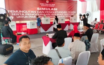Pastikan Kesiapan Penyelenggara, KPU Sumenep Gelar Simulasi Pemungutan dan Penghitungan Suara Pilkada 2024