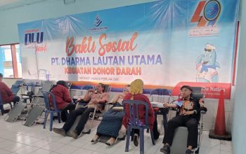 HUT Dharma Lautan Utama Gelar Kegiatan Sosial Donor Darah