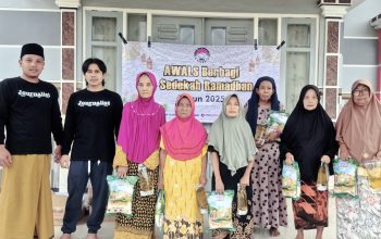 AWALS Bagikan 100 Paket Sembako di Bulan Penuh Berkah